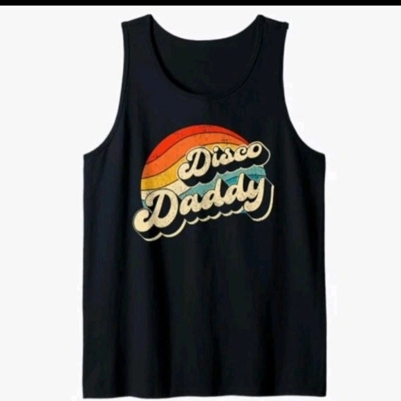 unbranded Other - Mens Disco Daddy Retro Tank Top XL